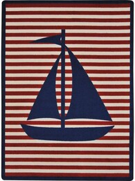 Joy Carpets Kid Essentials Following Seas Blue